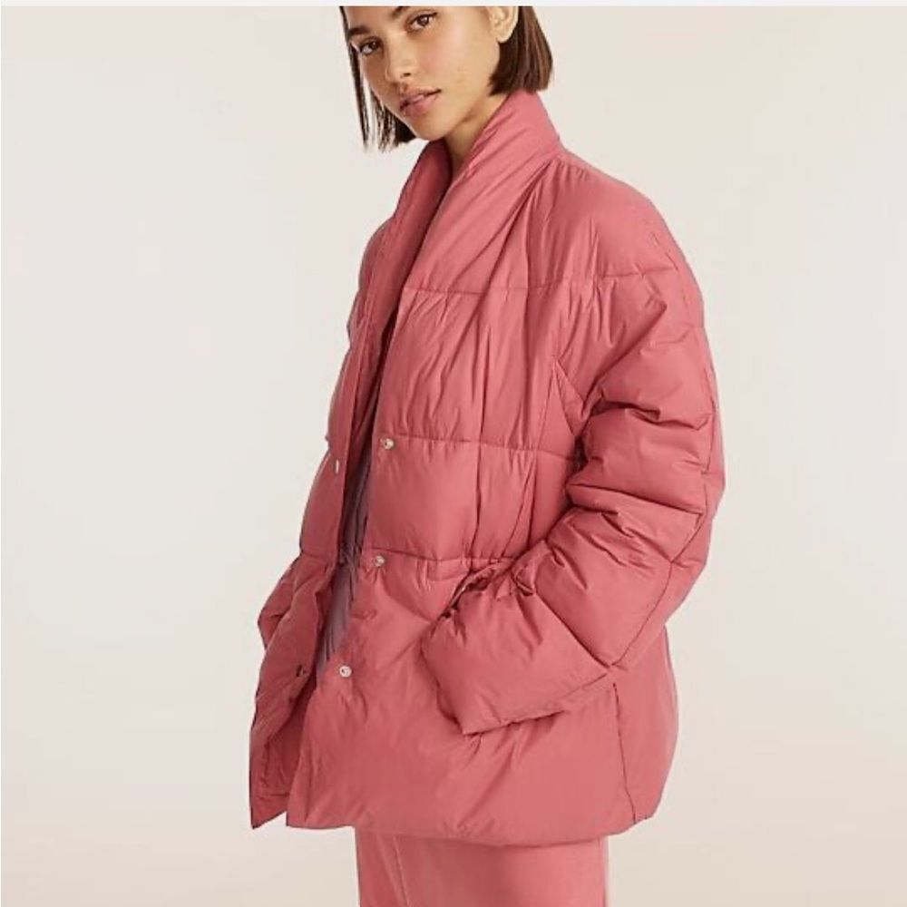 J.Crew Rose Petal Alps Puffer Jacket PrimaLoft Women's XXS